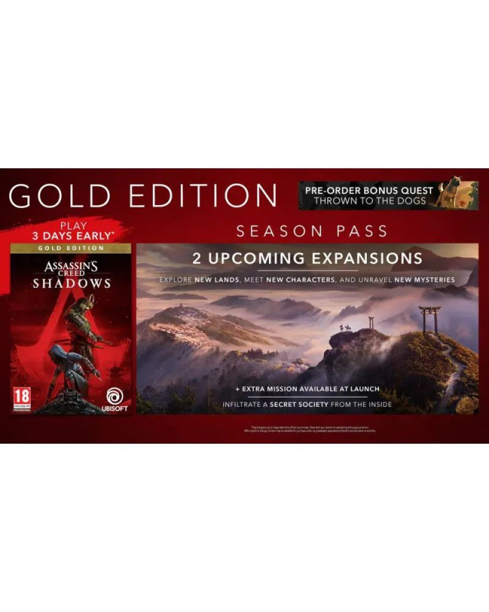 PS5 Assassin's Creed Shadows - Gold Edition 