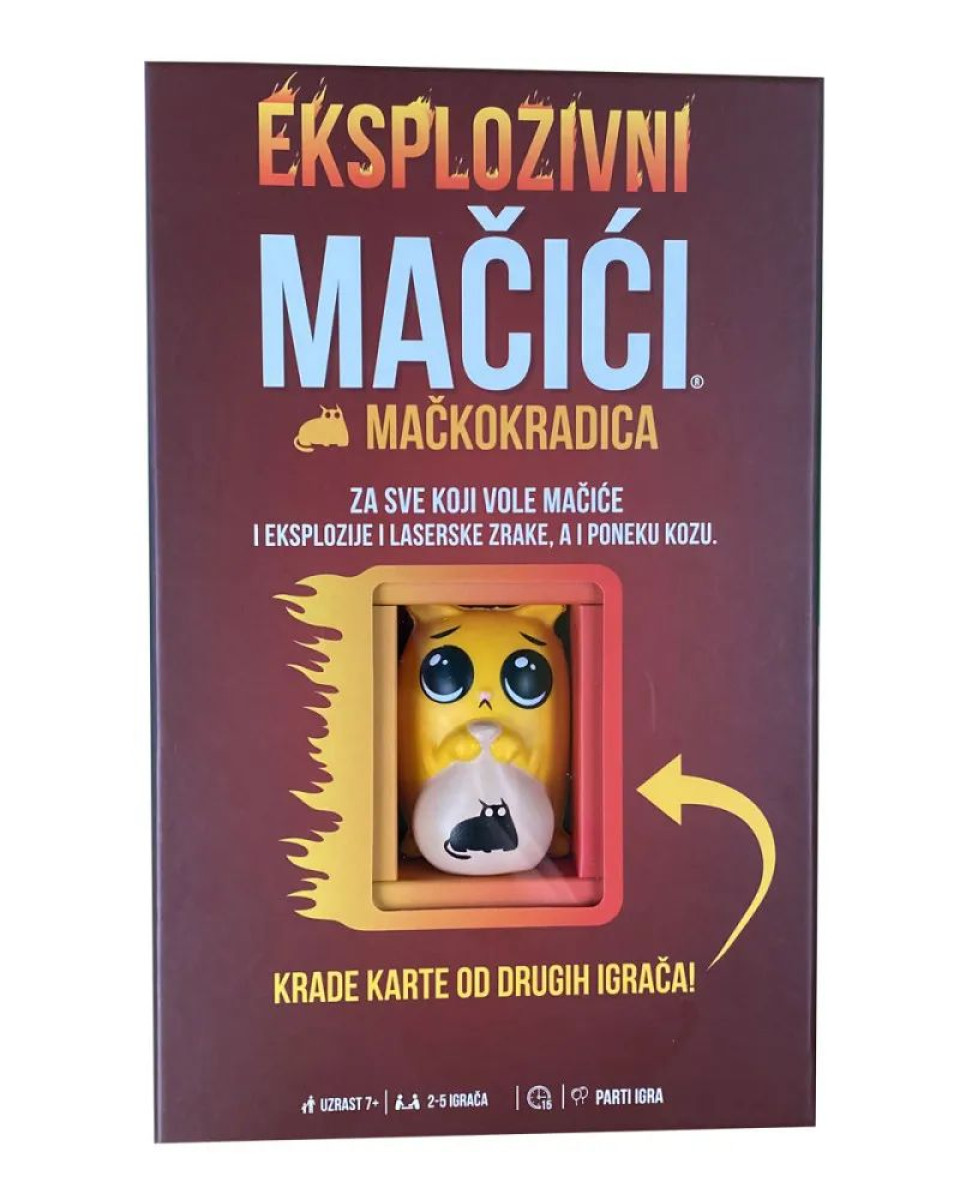 Board Game Eksplozivni Mačići - Mačkokradica 