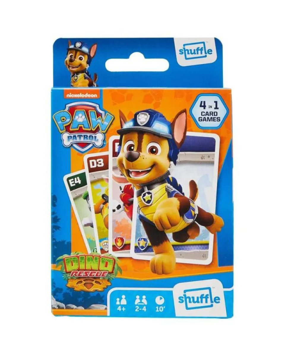 Karte Paw Patrol - Shuffle Fun 4 in 1 