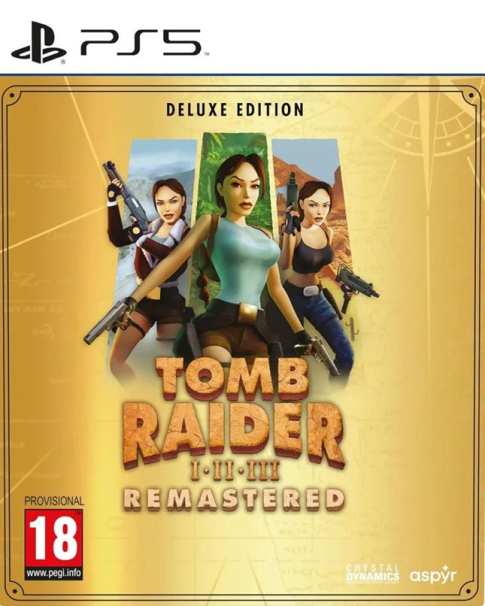 PS5 Tomb Raider I-III Remastered Starring Lara Croft - Deluxe Edition 