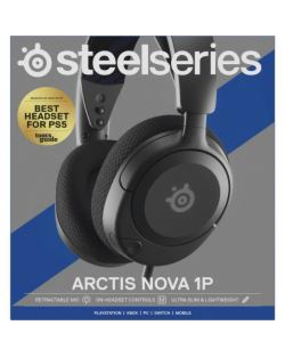 Slušalice Steelseries Arctis Nova 1p - Black 