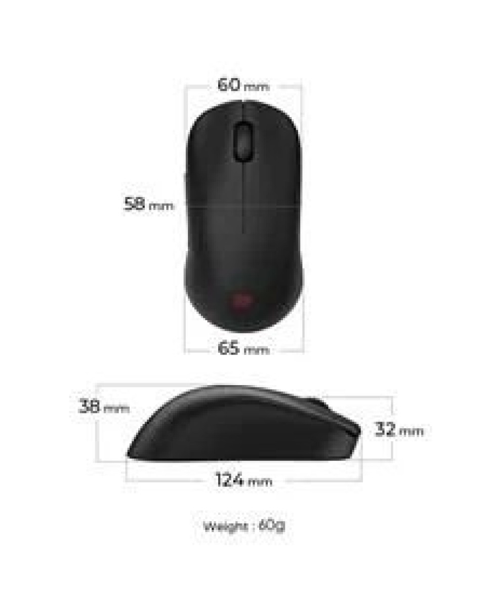 Miš Zowie U2 Wireless - Black 