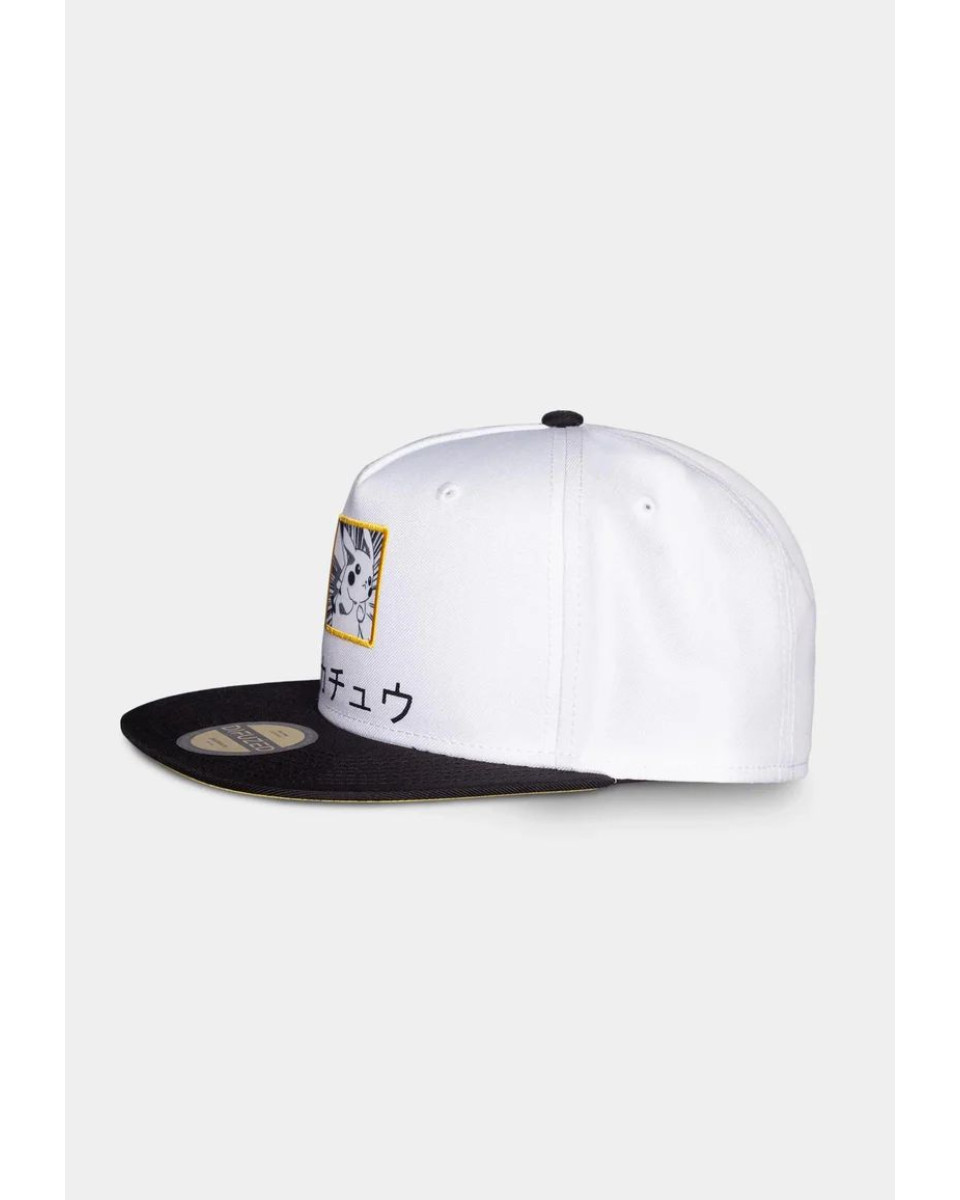 Kačket Pokemon - Snapback White 