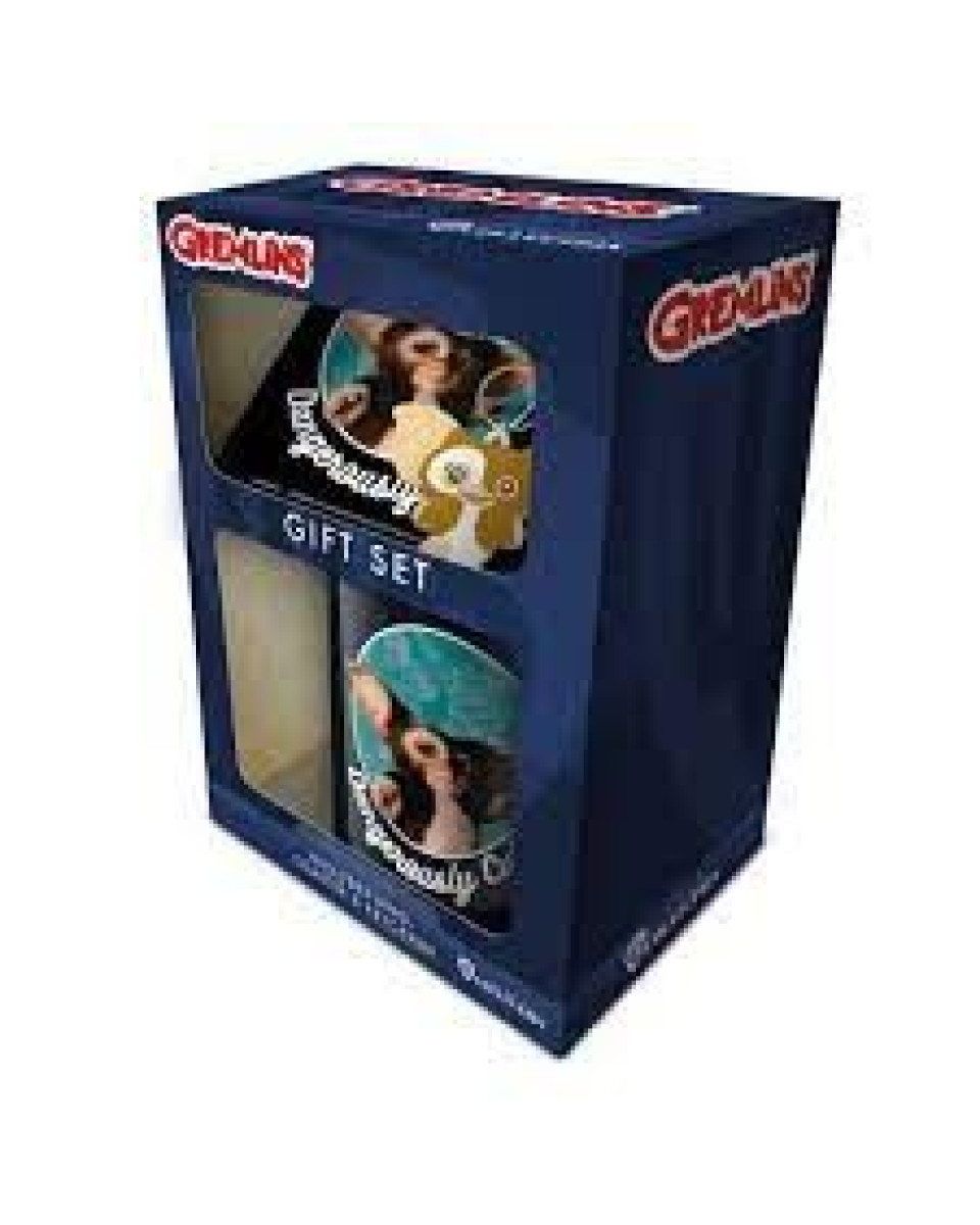 Gift Set Gremlins - Dangerously Cute - Mug, Coaster & Keychain 