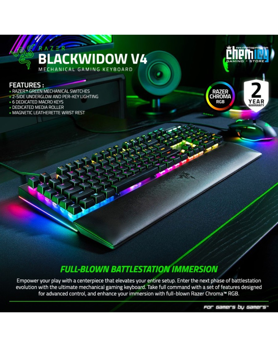 Tastatura Razer BlackWidow V4 75% US - Black 