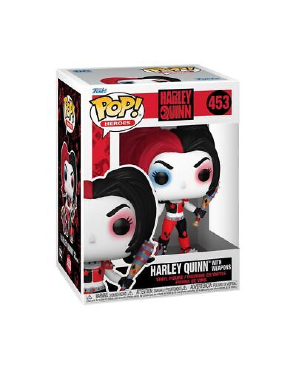 Bobble Figure Heroes - DC Harley Quinn POP! - Harley Quinn with Weapons 