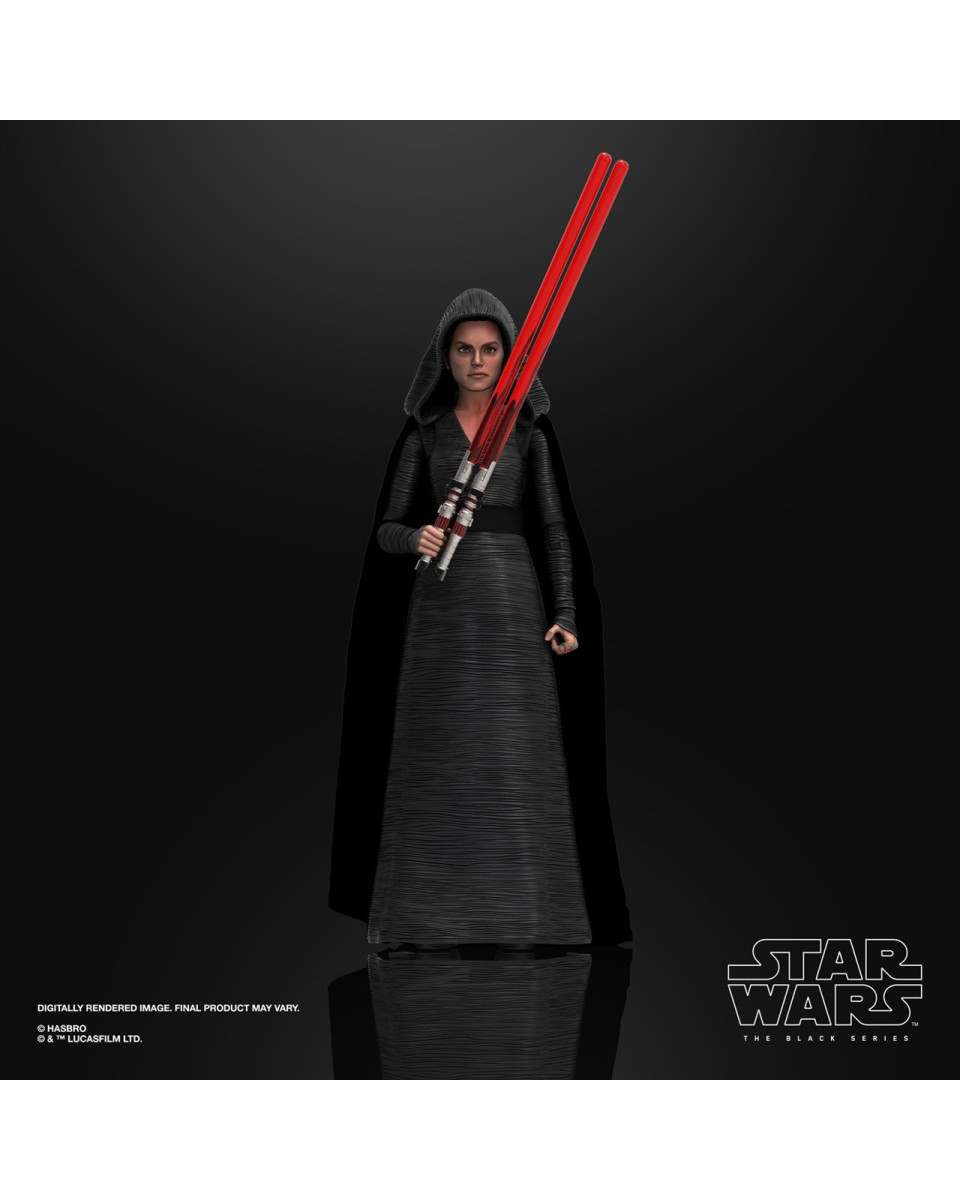 Action Figure Star Wars The Rise of Skywalker Black Series - Rey ( dark side vis 