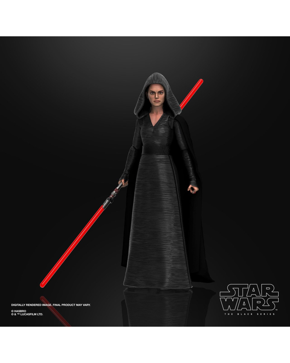 Action Figure Star Wars The Rise of Skywalker Black Series - Rey ( dark side vis 