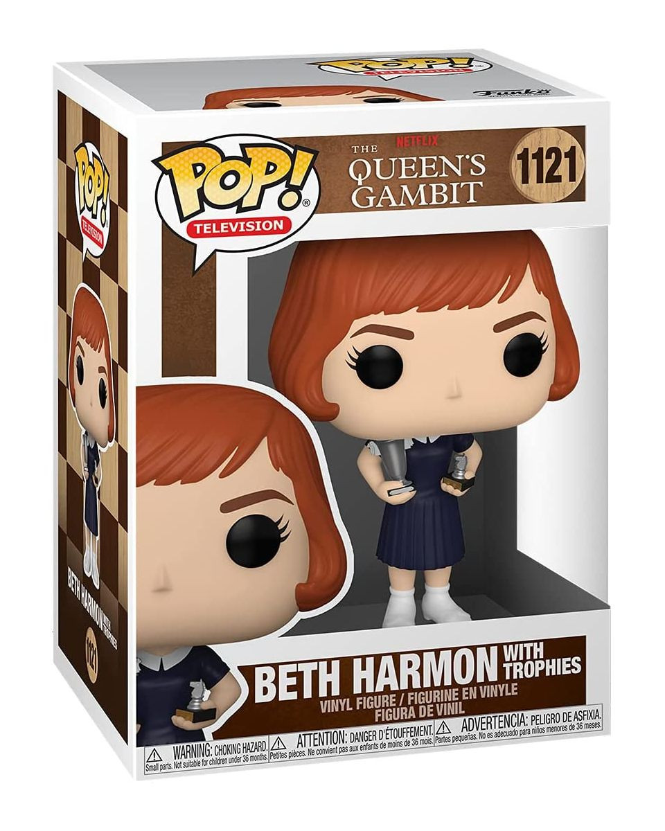 Bobble Figure The Queen s Gambit Pop! - Beth Harmon With Trophies 
