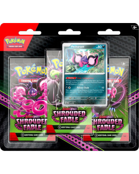 Board Game - Pokemon - TCG Scarlet & Violet 6.5 - Shrouded Fable 3-Pack Blister 