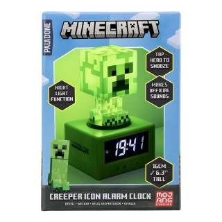 Sat Paladone Minecraft - Creeper - Alarm Clock 