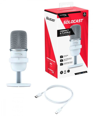 Mikrofon HyperX SoloCast White Standalone 