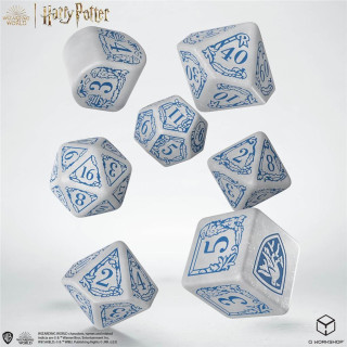 Kockice Q Workshop - Harry Potter - Ravenclaw - Modern Dice Set - White (7) 