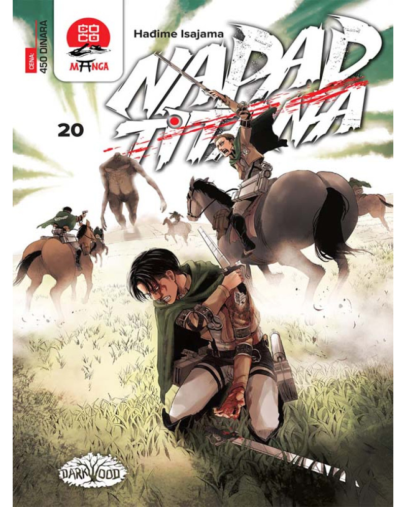 Manga Strip Attack on Titan - Napad Titana -  20 