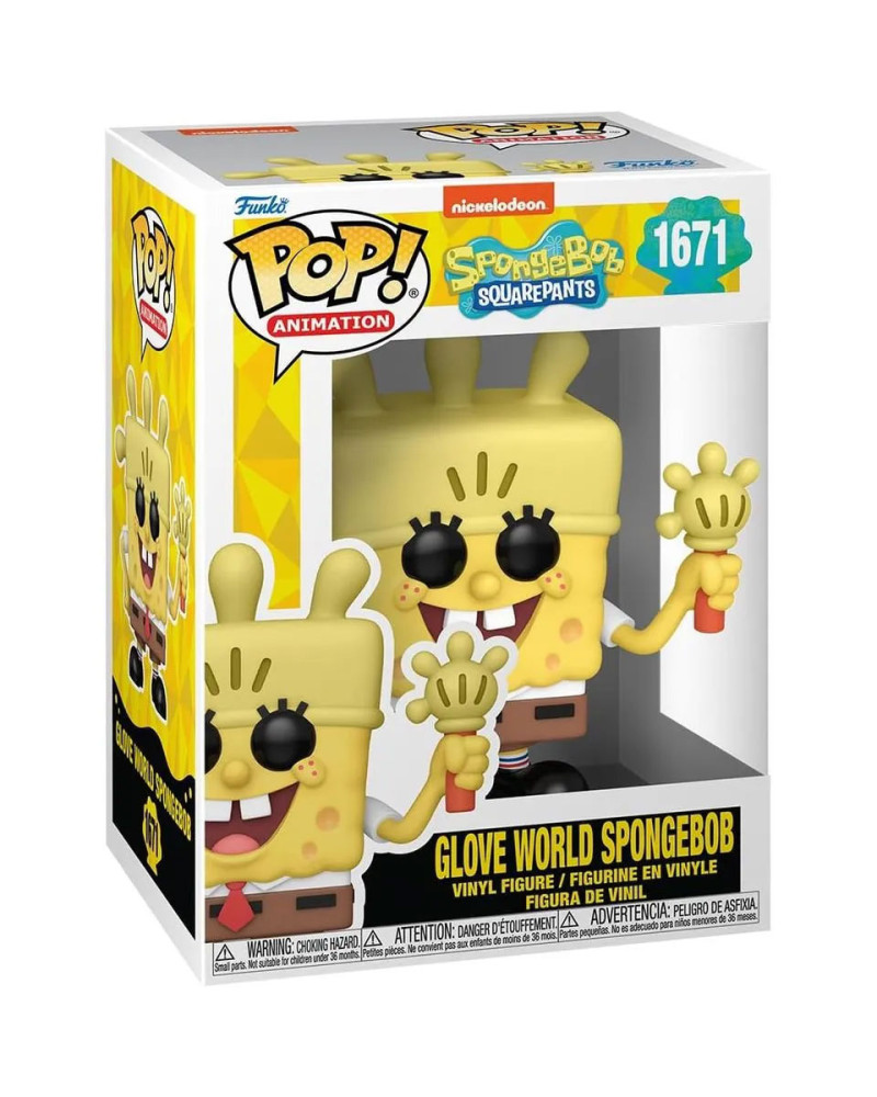 Bobble Figure Animation - SpongeBob Squarepants POP! - Glove World SpongeBob 