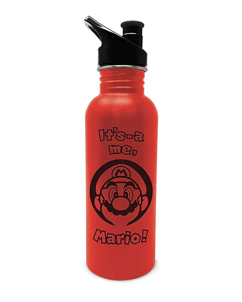 Boca Nintendo - Super Mario - It's-a me, Mario - Metal Canteen Bottle 