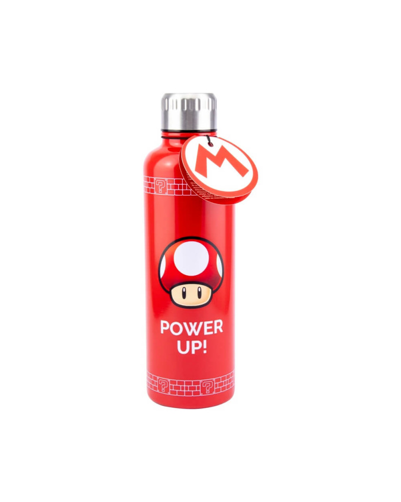 Boca Paladone Super Mario - Power Up - Metal Water Bottle 