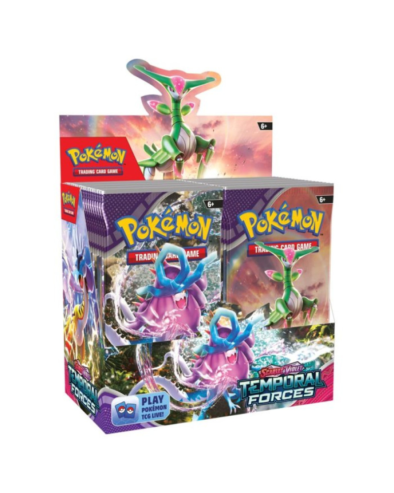 Board Game - Pokemon - Scarlet & Violet - Temporal Forces - Booster Box (36 Pack 