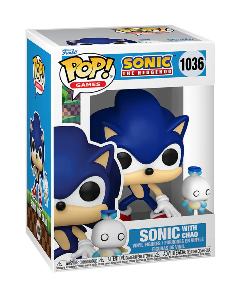 Bobble Figure Games - Sonic the Hedgehog POP! - Sonic with Chao 