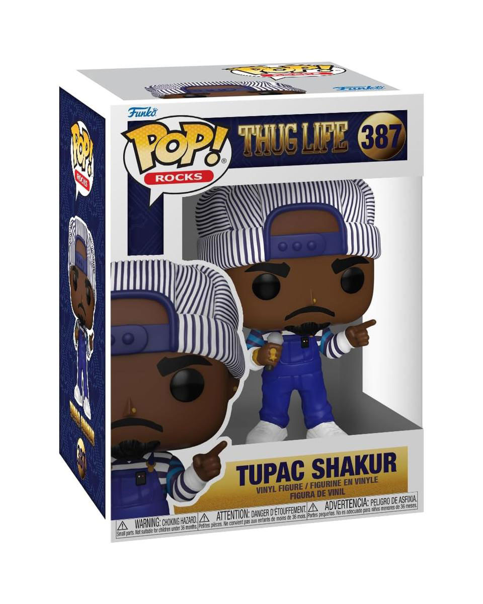 Bobble Figure Rocks - Thug Life POP! - Tupac Shakur 