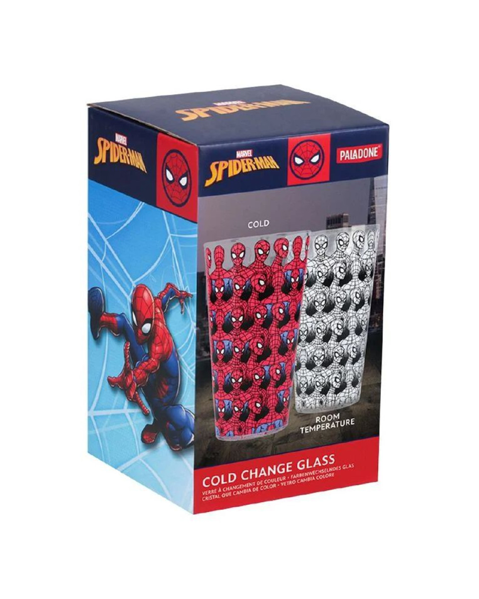 Čaša Paladone Marvel - Spider-Man - Cold Change Glass 