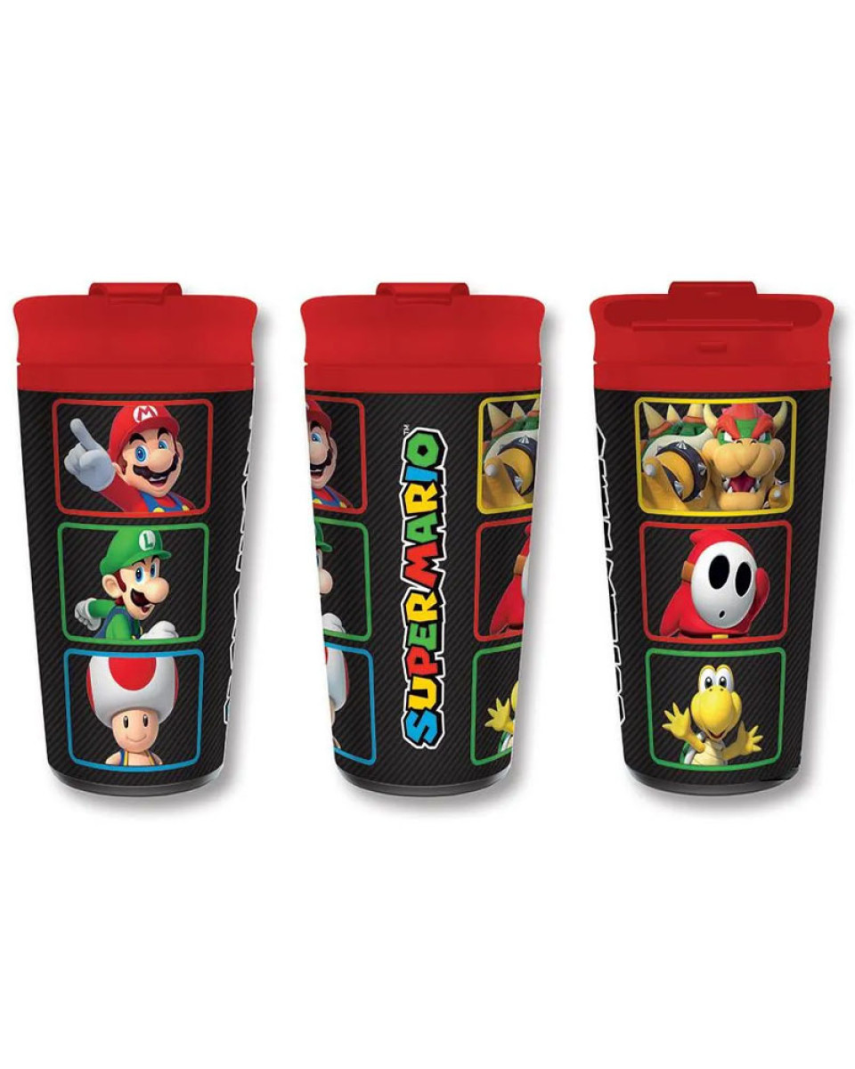 Termos šolja Super Mario - Colour Blocks - Metal Travel Mug 