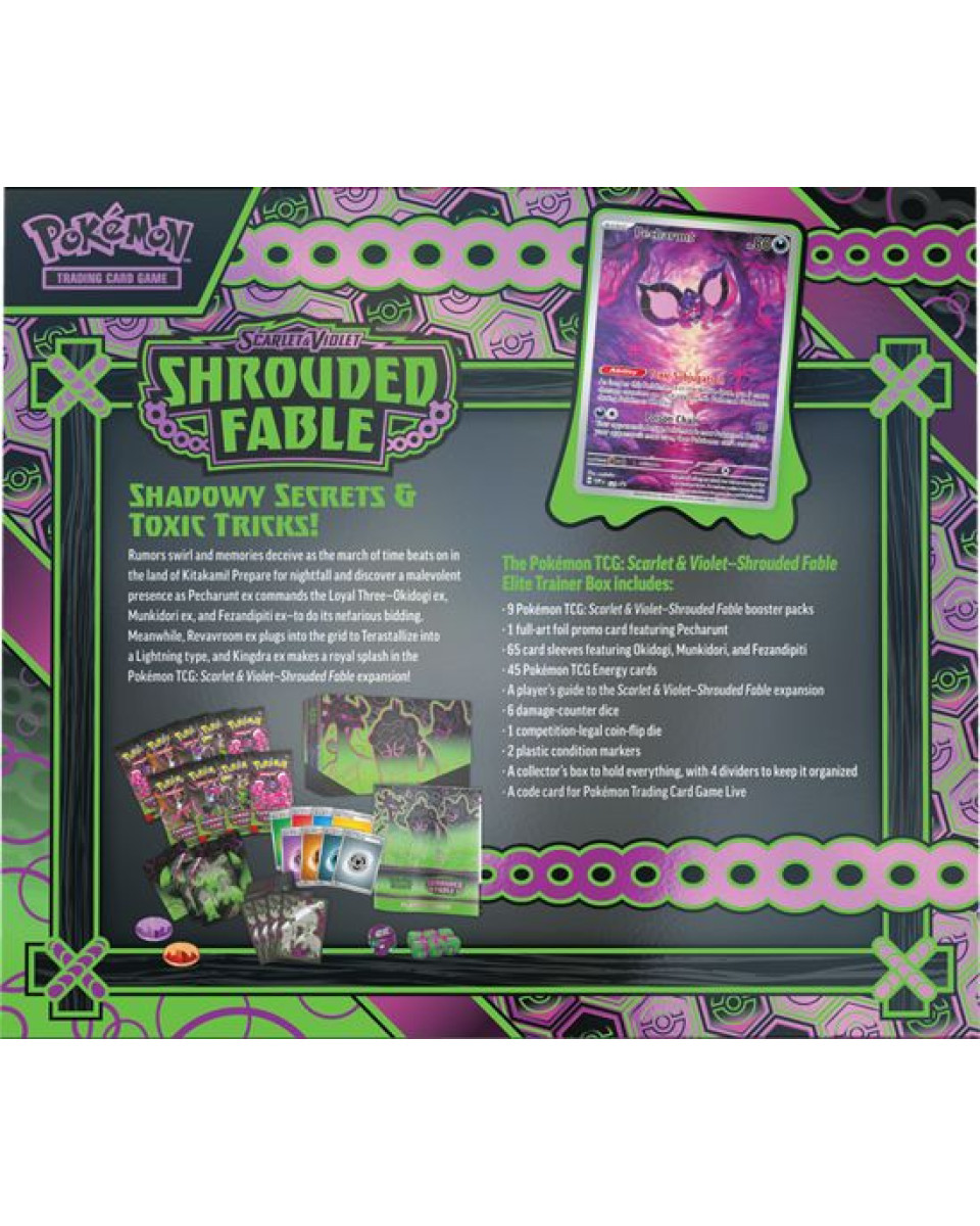 Board Game - Pokemon - TCG Scarlet & Violet 6.5 - Shrouded Fable Elite Trainer B 