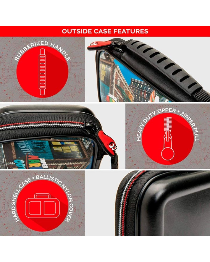 Torbica Deluxe Travel Case & Cartridge Case - Super Mario - Odyssey 