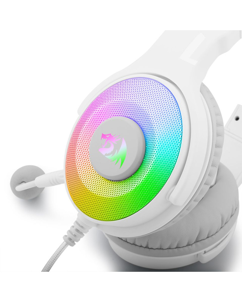 Slušalice ReDragon Pandora H350W RGB - White USB 