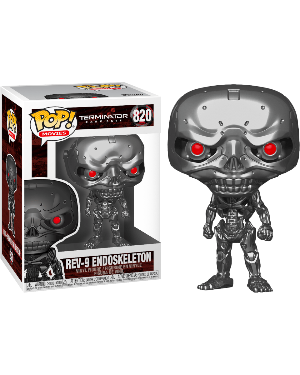 Bobble Figure Terminator Dark Fate Pop! - Rev-9 Endoskeleton 