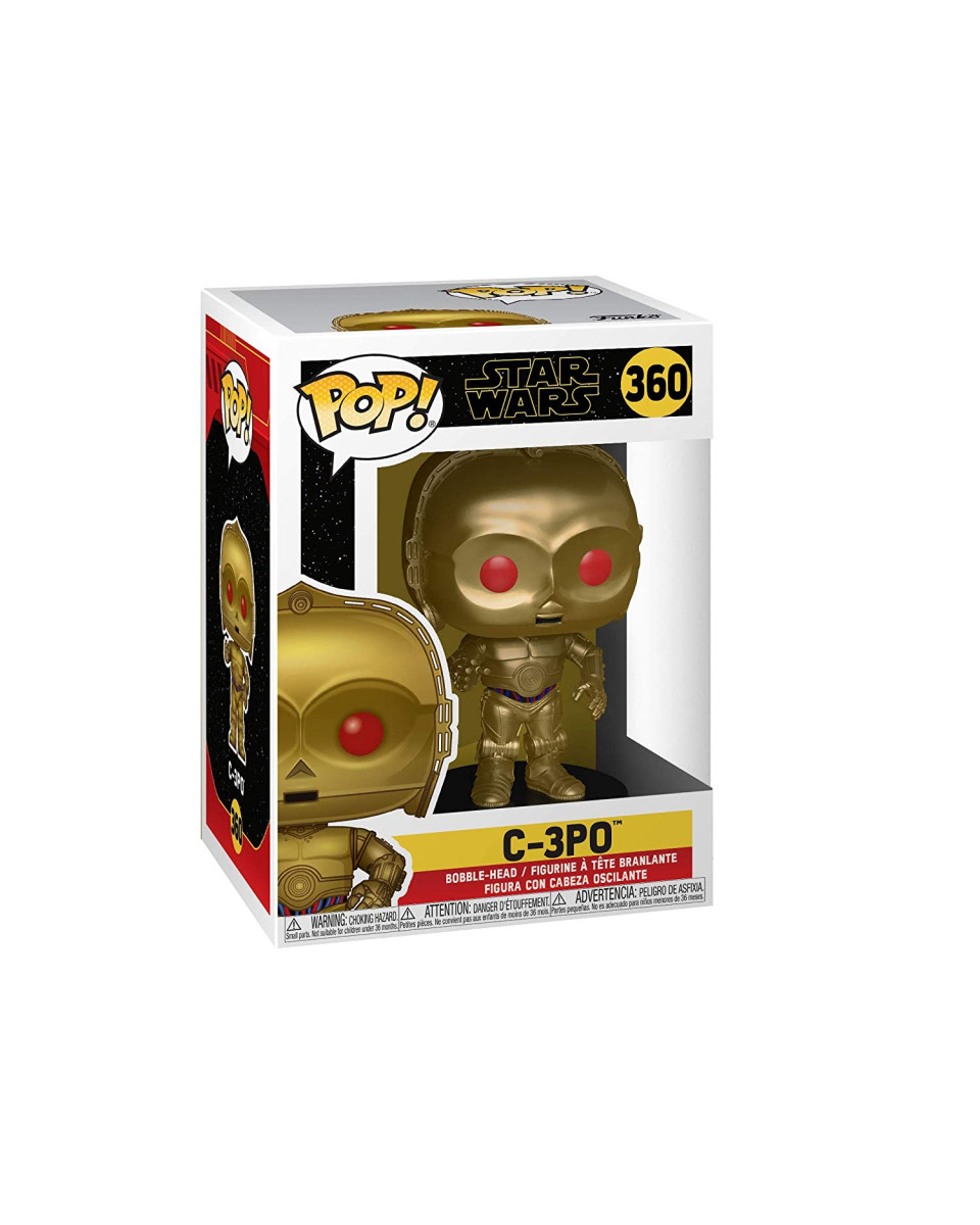 Bobble Figure Star Wars Ep9 Pop! - C-3po (red Eyes) 